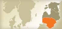 Map of Lithuania